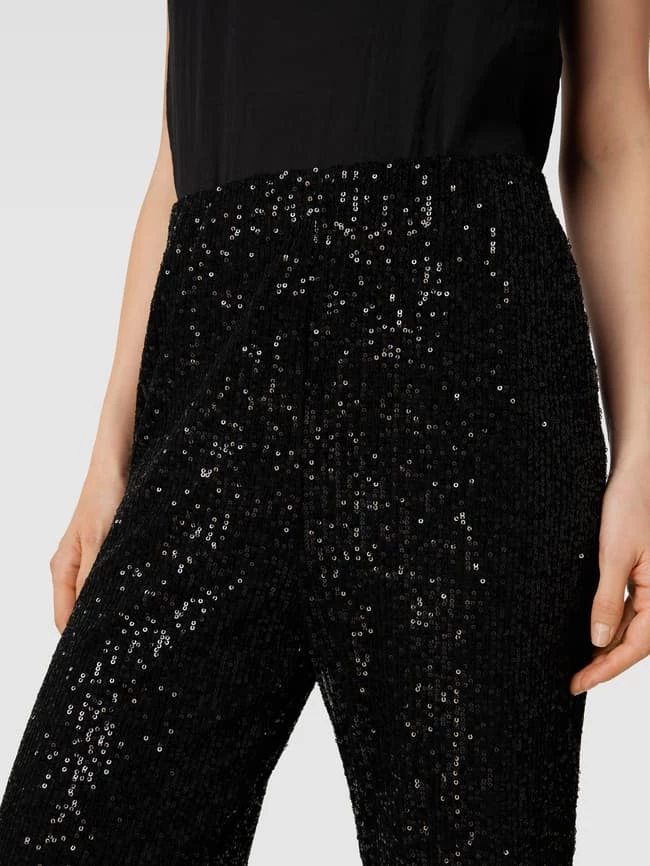 MbyM Hose Mit Paillettenbesatz Modell 'Macqes' - Schwarz 5 MbyM Hose Mit Paillettenbesatz Modell 'Macqes' - Schwarz – Bild 3