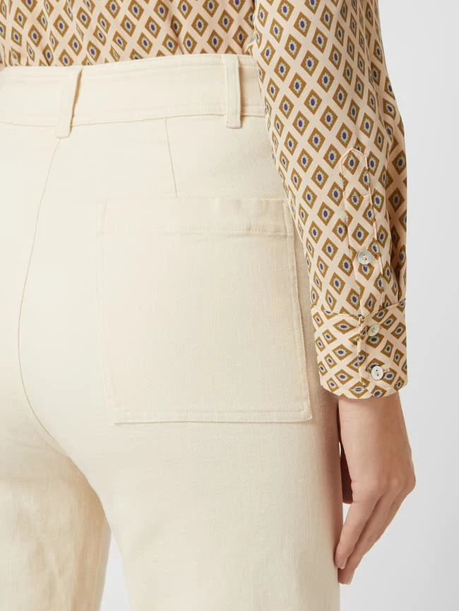 JC Sophie Wide Leg Hose Mit Stretch-Anteil Modell 'Ruby' - Ecru 5 JC Sophie Wide Leg Hose Mit Stretch-Anteil Modell 'Ruby' - Ecru – Bild 3