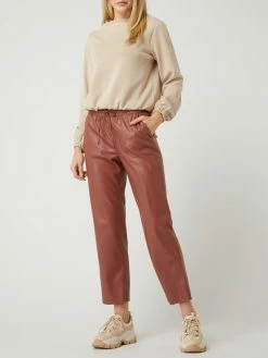 Someday Culotte In Leder-Optik Modell 'Carilo' - Terrakotta