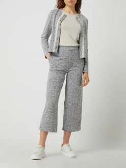 Rich & Royal Culotte Mit Effektgarn - Marineblau