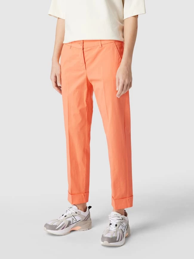 Raffaello Rossi Cropped Slim Fit Chino Mit Stretch-Anteil Modell 'Dora' - Orange 6 Raffaello Rossi Cropped Slim Fit Chino Mit Stretch-Anteil Modell 'Dora' - Orange – Bild 4