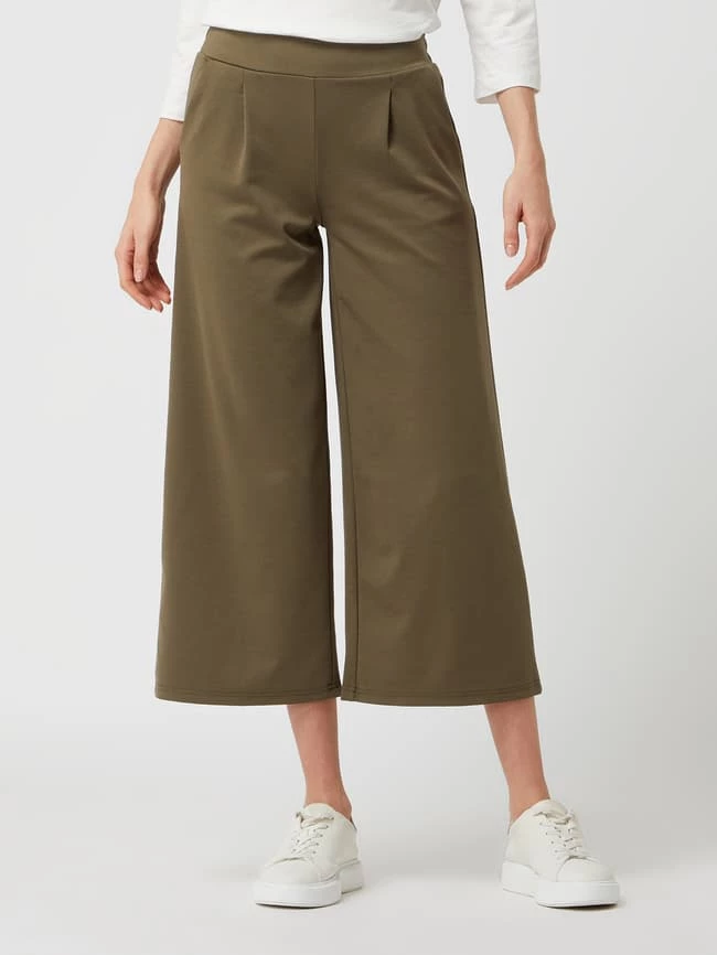 ICHI Culotte Mit Viskose-Anteil Modell 'Kate' - Olivgrün 6 ICHI Culotte Mit Viskose-Anteil Modell 'Kate' - Olivgrün – Bild 4
