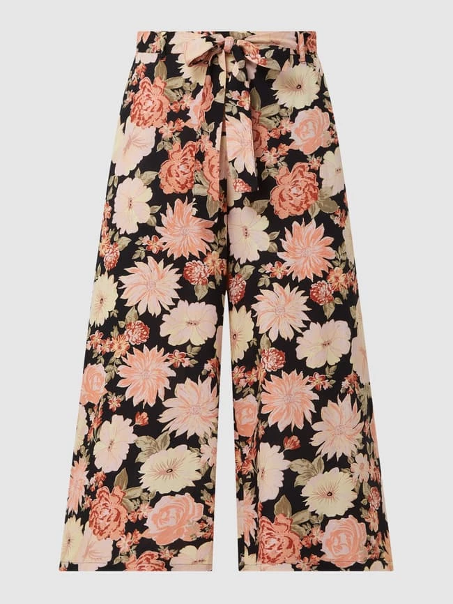 Pieces Culotte Aus Viskose Modell 'Nya' - Schwarz 4 Pieces Culotte Aus Viskose Modell 'Nya' - Schwarz – Bild 2