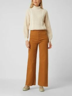 JC Sophie Wide Leg Hose Mit Stretch-Anteil Modell 'Ruby' - Camel