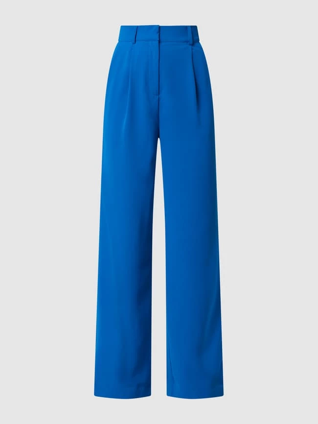 Minus Bundfaltenhose Aus Krepp Modell 'Velia' - Ozean Blau 4 Minus Bundfaltenhose Aus Krepp Modell 'Velia' - Ozean Blau – Bild 2