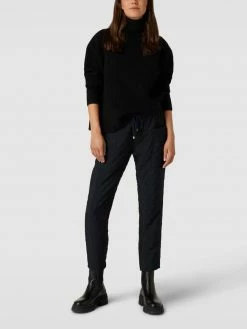 Brax Hose Mit Strukturmuster Modell 'Merrit' - Marineblau