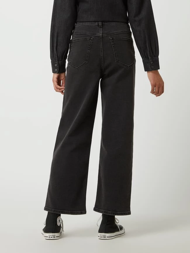 Tom Tailor Denim High Waist Culotte Aus Denim - Schwarz 7 Tom Tailor Denim High Waist Culotte Aus Denim - Schwarz – Bild 5