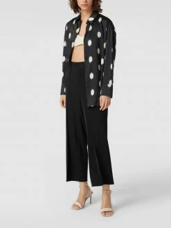 Cambio Bundfaltenhose Mit Elastischem Bund Modell 'Cameron' - Schwarz