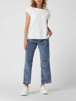 Mason's Straight Fit Culotte Aus Cord Modell 'New York' - Rauchblau