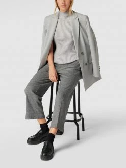 Christian Berg Woman Stoffhose Mit Hahnentrittmuster - Schwarz