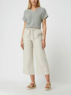 Soyaconcept Culotte Aus Leinen-Viskose-Mix - Sand