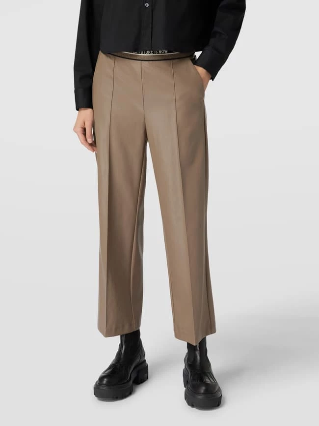 Cambio Leggings Mit Leder-Optik Modell 'CAMERON' - Taupe 6 Cambio Leggings Mit Leder-Optik Modell 'CAMERON' - Taupe – Bild 4