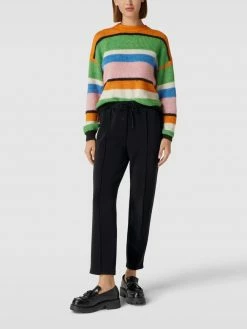 S.Oliver RED LABEL Sweatpants Mit Tunnelzug Modell 'Peach' - Schwarz