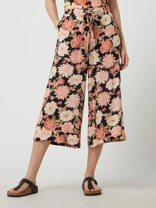 Pieces Culotte Aus Viskose Modell 'Nya' - Schwarz 6 Pieces Culotte Aus Viskose Modell 'Nya' - Schwarz – Bild 4