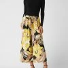 Betty Barclay Culotte Mit Floralem Muster - Gelb