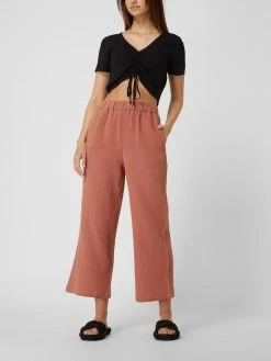 Soaked In Luxury Culotte Mit Elastischem Bund Modell 'Viana' - Rostrot