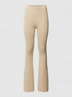 Lacoste Stoffhose In Ripp-Optik - Beige