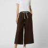Gerry Weber Culotte Aus Leinen - Dunkelbraun