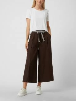 Gerry Weber Culotte Aus Leinen - Dunkelbraun