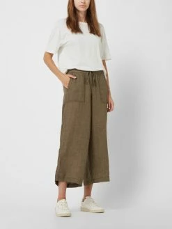 S.Oliver RED LABEL Culotte Aus Leinen - Khaki
