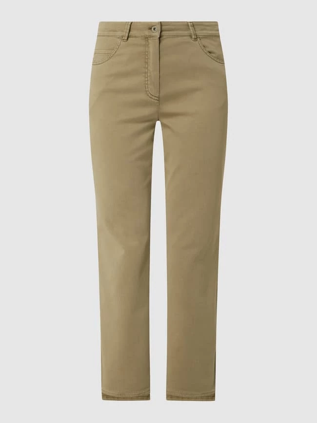 Gerry Weber Hose Mit Stretch-Anteil - Khaki 4 Gerry Weber Hose Mit Stretch-Anteil - Khaki – Bild 2