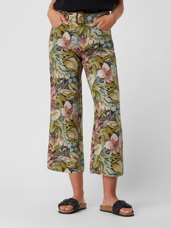 Zerres Culotte Aus Leinen - Khaki 6 Zerres Culotte Aus Leinen - Khaki – Bild 4