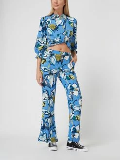 POM Amsterdam Schlaghose Aus Viskose - Bleu