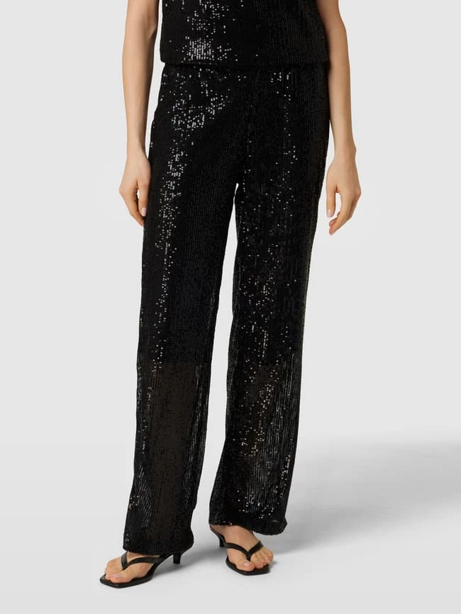 More & More Hose Mit Paillettenbesatz - Schwarz 6 More & More Hose Mit Paillettenbesatz - Schwarz – Bild 4