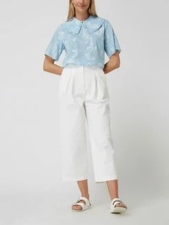 Marc O'Polo Denim Culotte Mit Stretch-Anteil - Offwhite