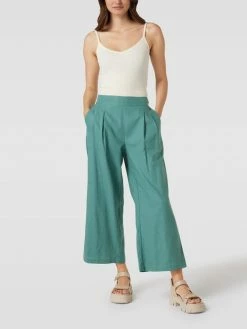 Jake*s Collection Hose Mit Bundfalten - Grün