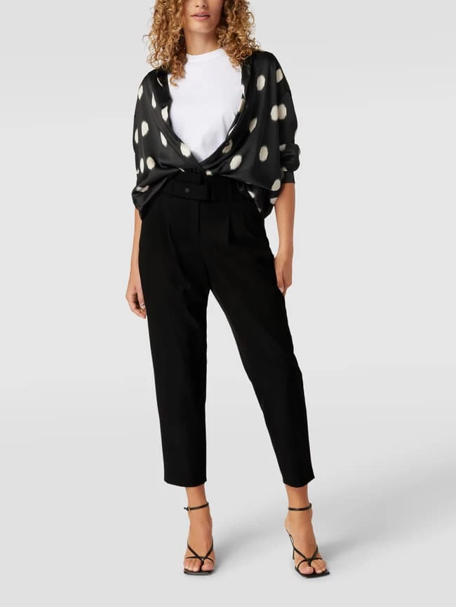 Raffaello Rossi Hose Mit Stoffgürtel Modell 'Marin' - Schwarz 3 Raffaello Rossi Hose Mit Stoffgürtel Modell 'Marin' - Schwarz